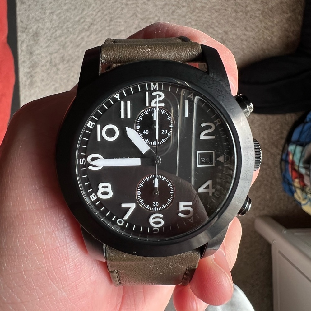 Marc by Marc Jacobs Leather Watch